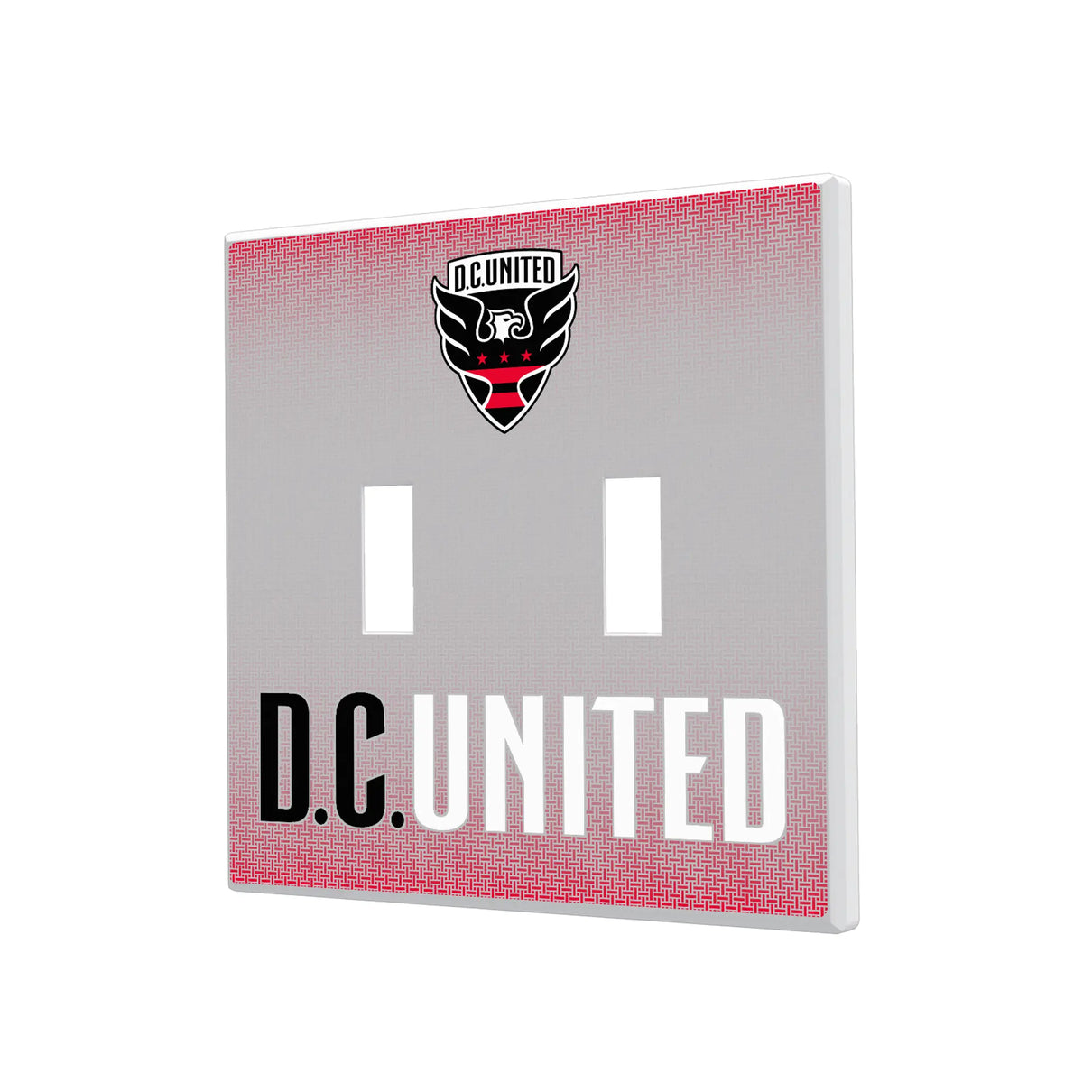 DC United Linen Hidden-Screw Light Switch Plate#Style_Double Toggle