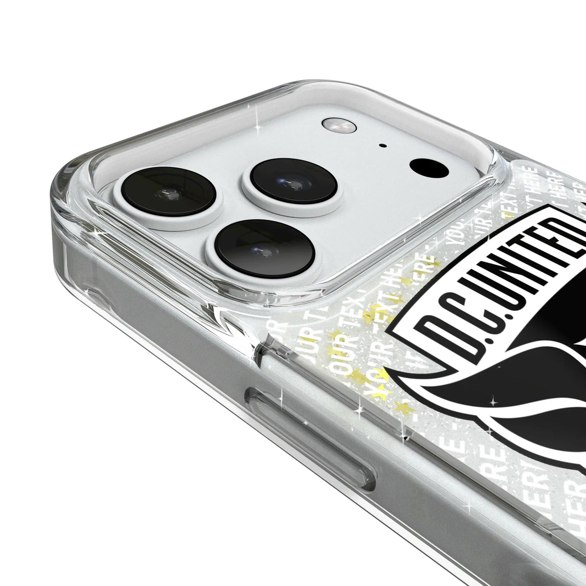 DC United Personalized EndZone Plus iPhone Glitter Phone Case for Apple iPhone - Detail#Device_iPhone 18 Pro