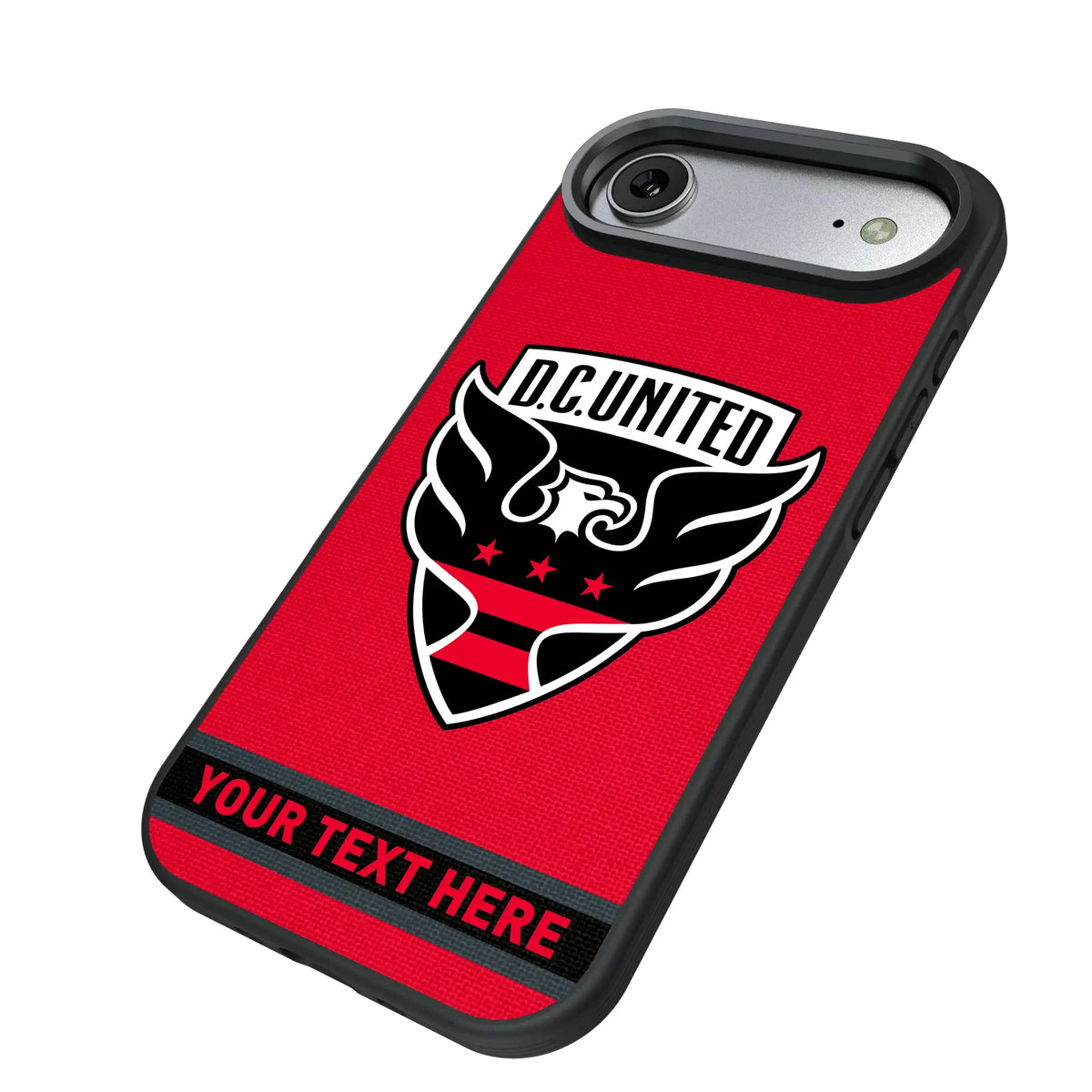 DC United Personalized Stripe iPhone Bump Phone Case for Apple iPhone - Isometric View#Device_iPhone Air