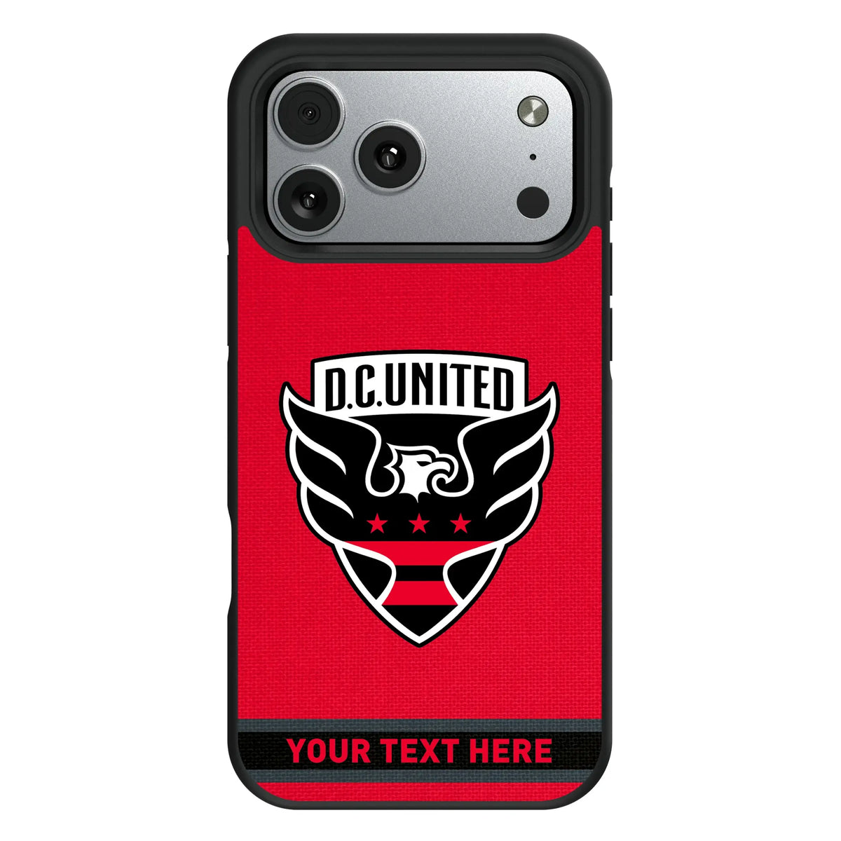DC United Personalized Stripe iPhone Bump Phone Case for Apple iPhone#Device_iPhone 17 Pro Max