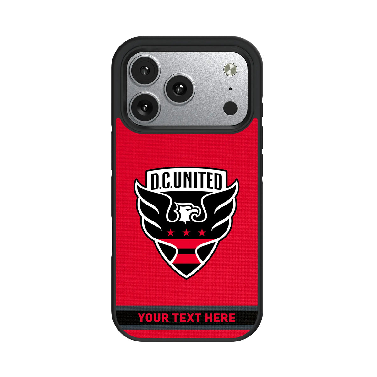 DC United Personalized Stripe iPhone Bump Phone Case for Apple iPhone#Device_iPhone 17 Pro