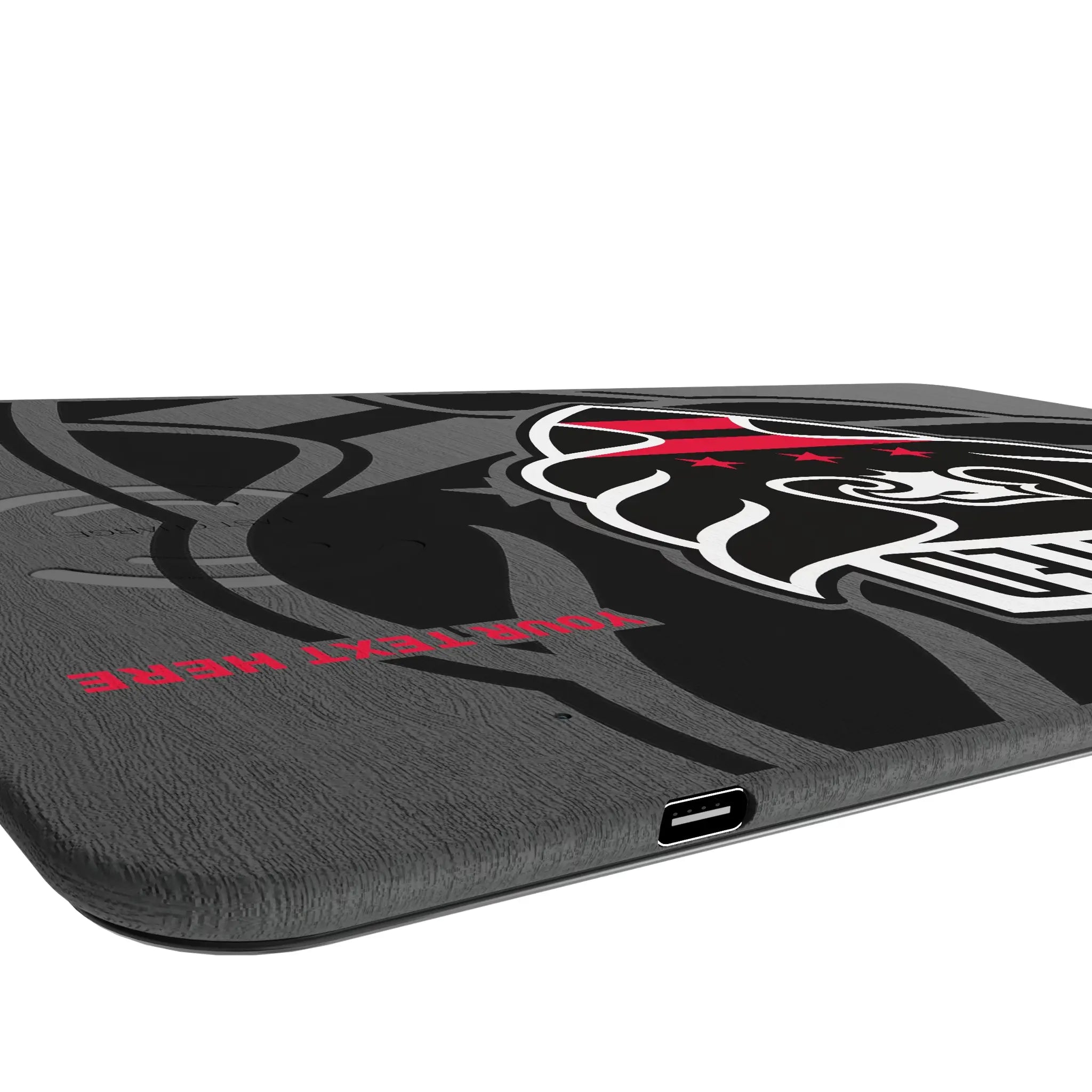 DC United Personalized Tilt 15-Watt Wireless Charger and Mouse Pad