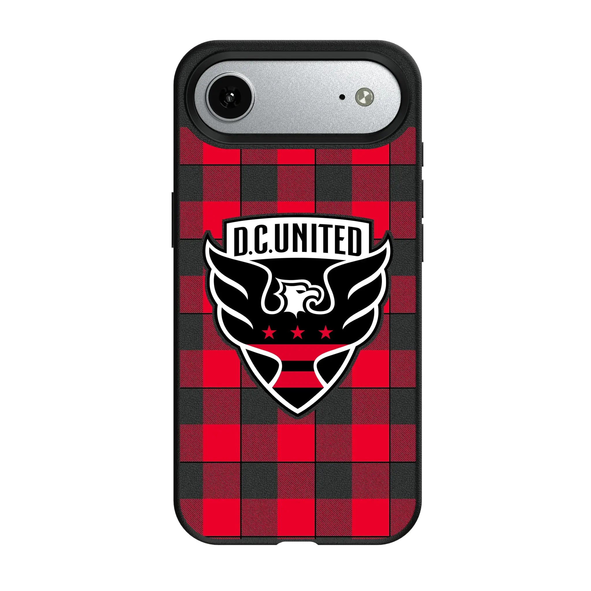 DC United Plaid iPhone MagSafe Compatible Phone Case for Apple iPhone#Device_iPhone Air