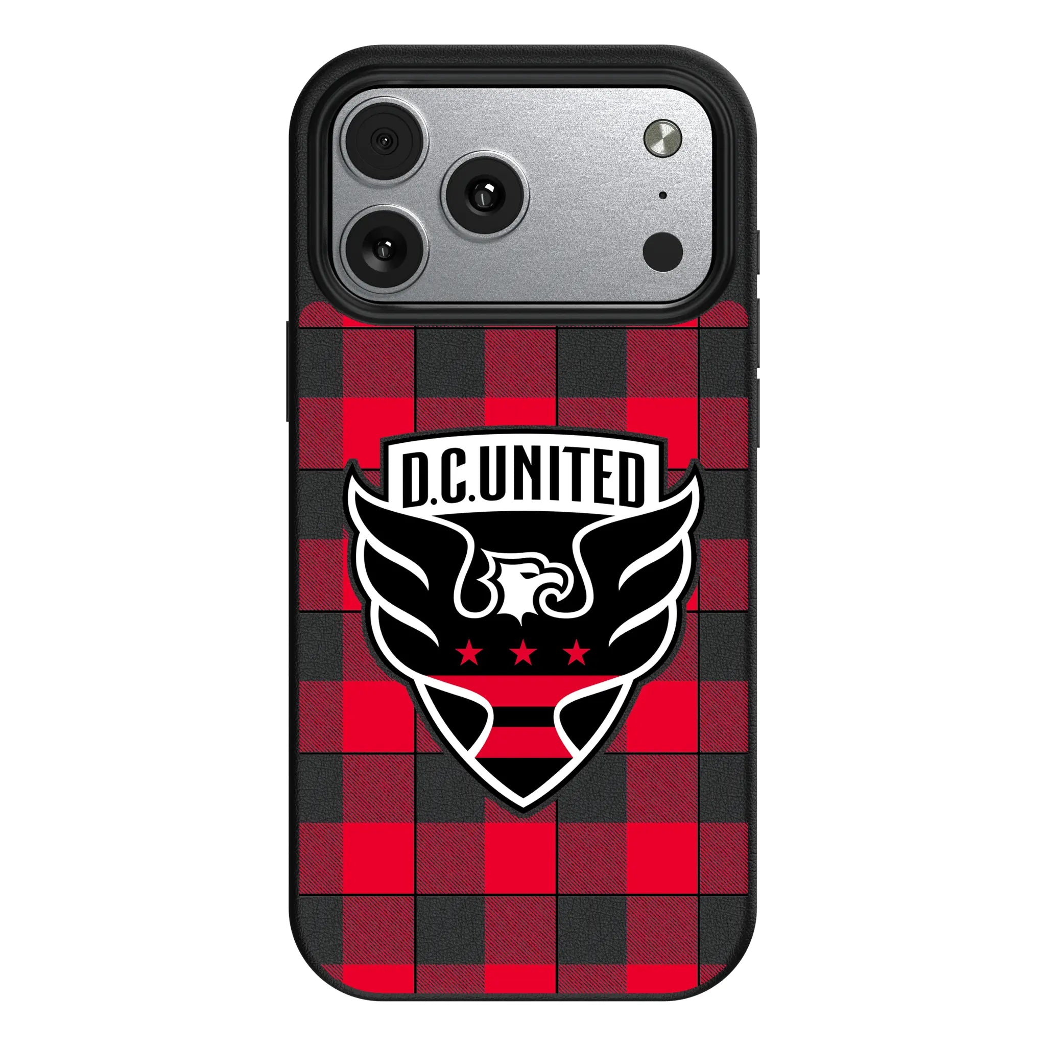 DC United Plaid iPhone MagSafe Compatible Phone Case for Apple iPhone#Device_iPhone 17 Pro Max