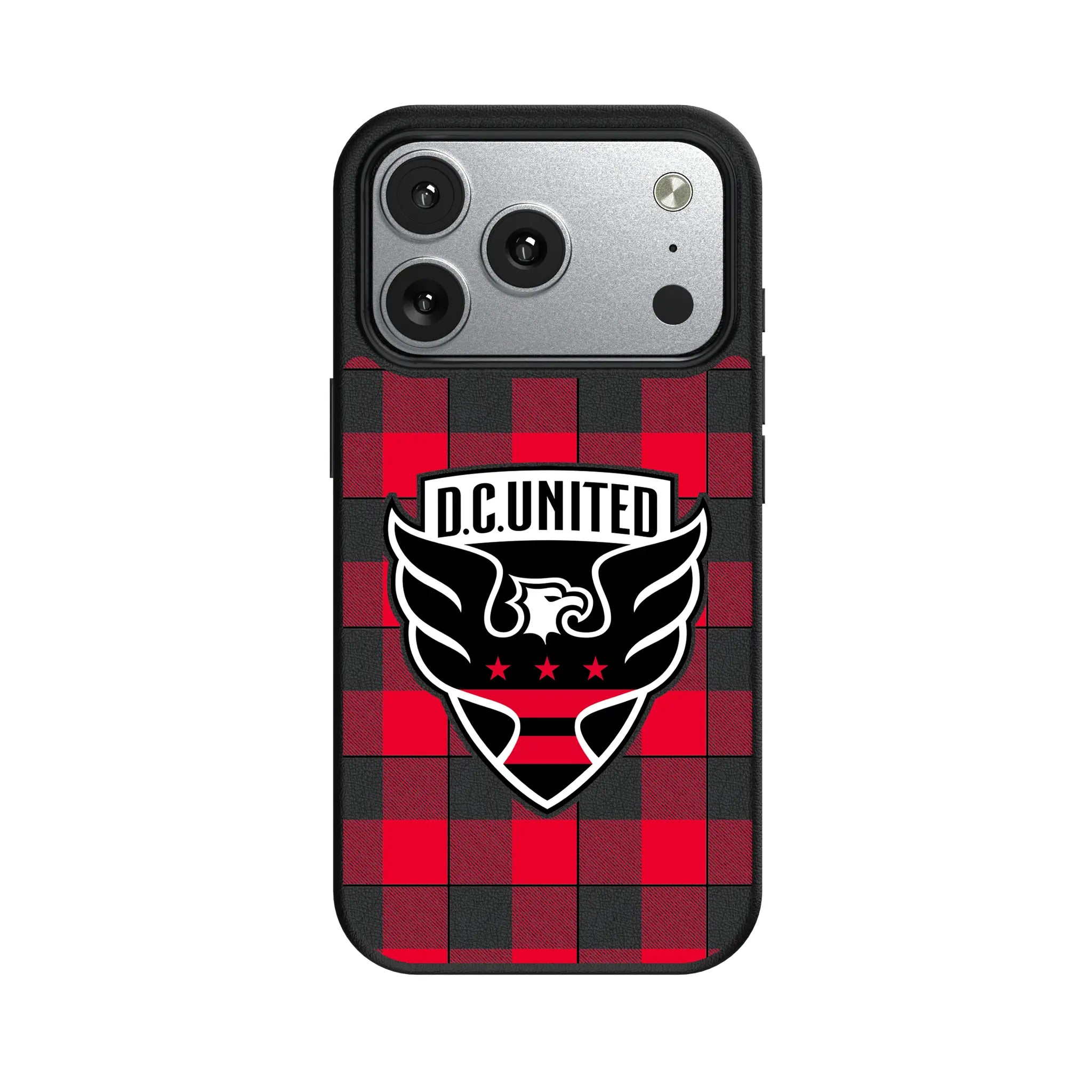 DC United Plaid iPhone MagSafe Compatible Phone Case for Apple iPhone#Device_iPhone 17 Pro