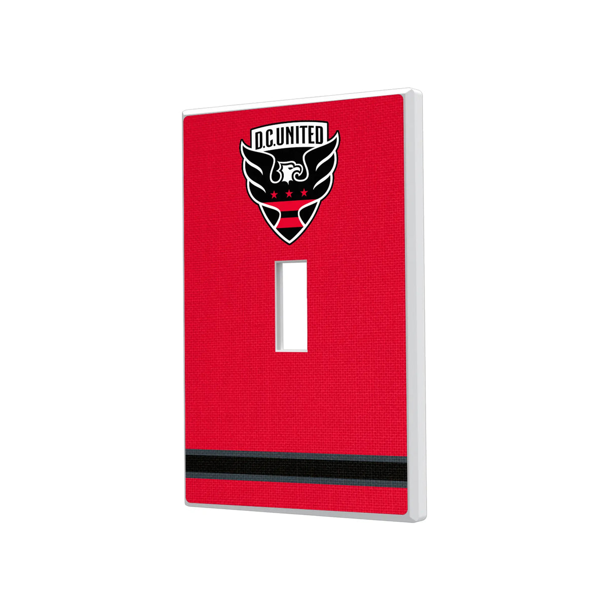 DC United Stripe Hidden-Screw Light Switch Plate#Style_Single Toggle