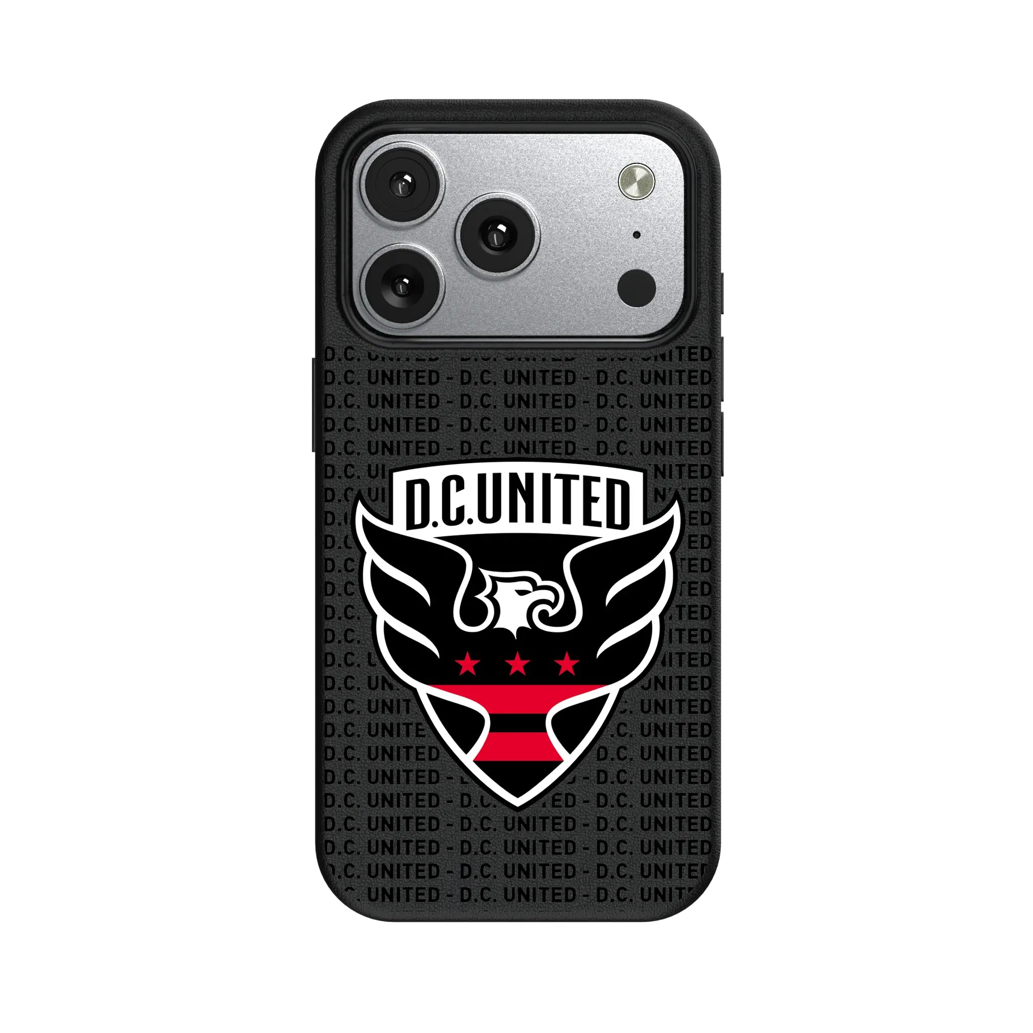 DC United Text Backdrop iPhone MagSafe Compatible Phone Case for Apple iPhone#Device_iPhone 17 Pro