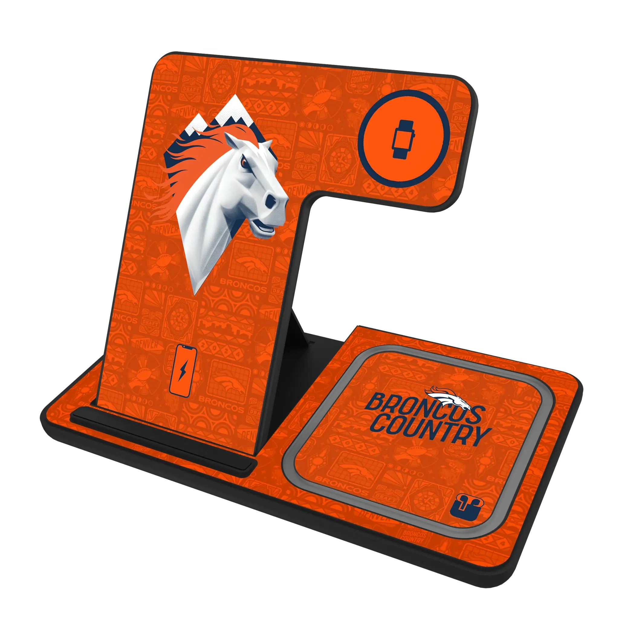 Denver Broncos Deco 3 in 1 Charging Station