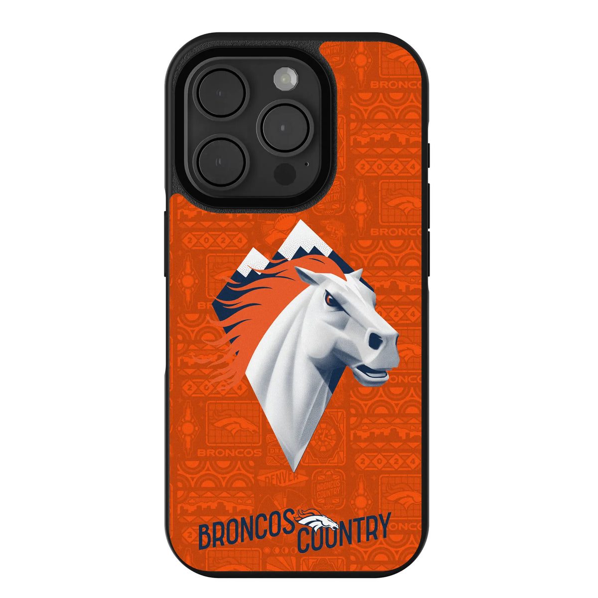 Denver Broncos Deco iPhone Bump Phone Case for Apple iPhone