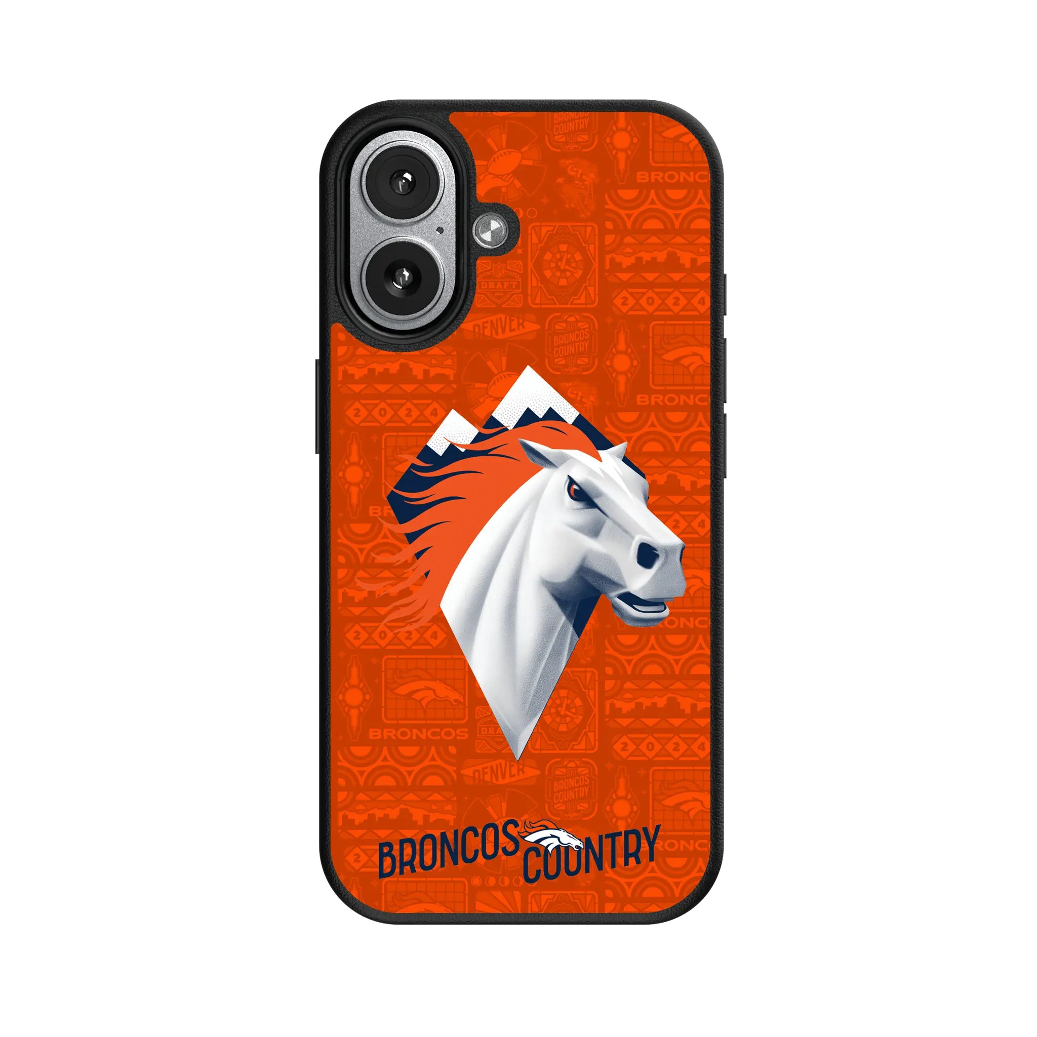 Denver Broncos Deco iPhone MagSafe Compatible Phone Case for Apple iPhone#Device_iPhone 17