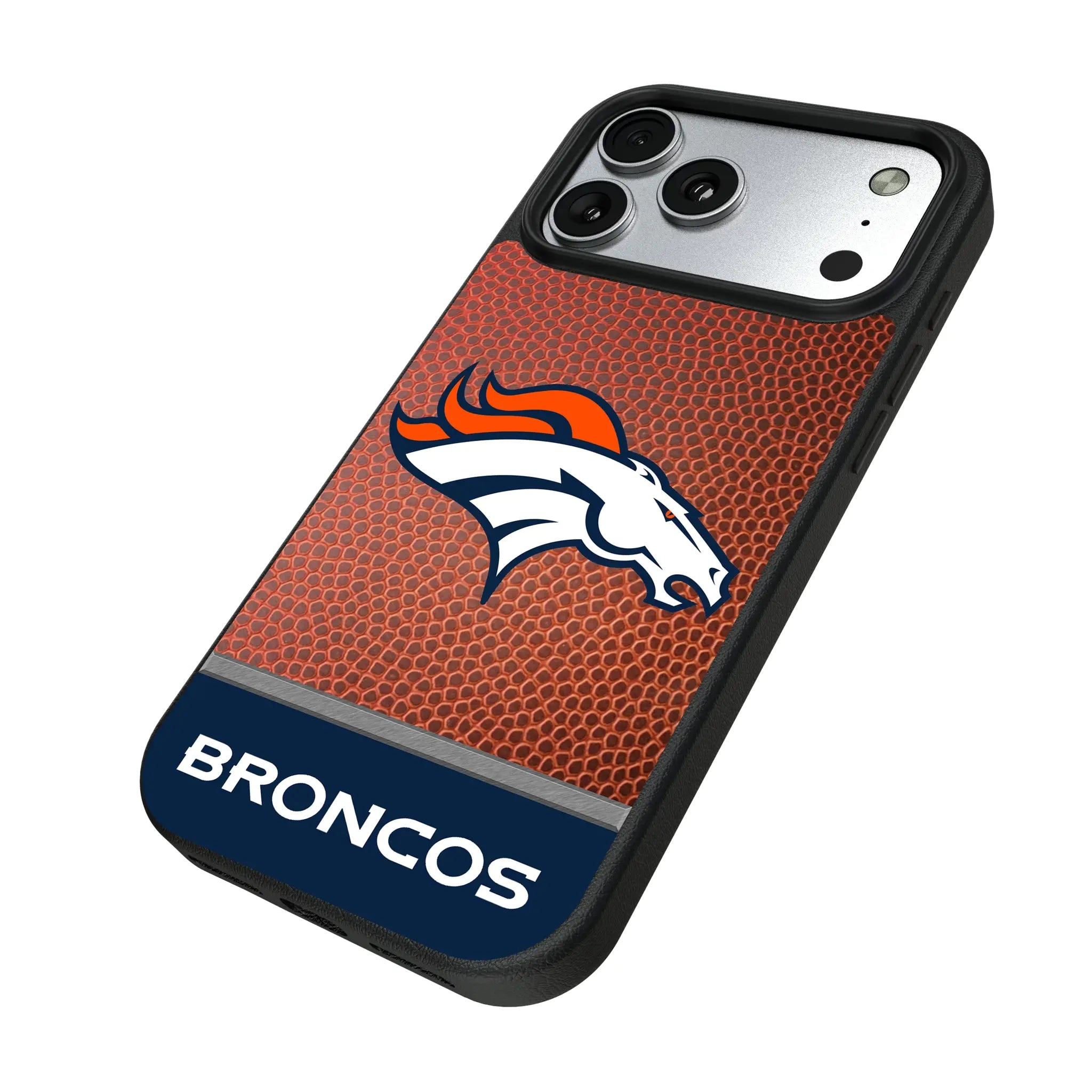 Denver Broncos Football Wordmark iPhone MagSafe Compatible Phone Case for Apple iPhone - Isometric View#Device_iPhone 17 Pro Max