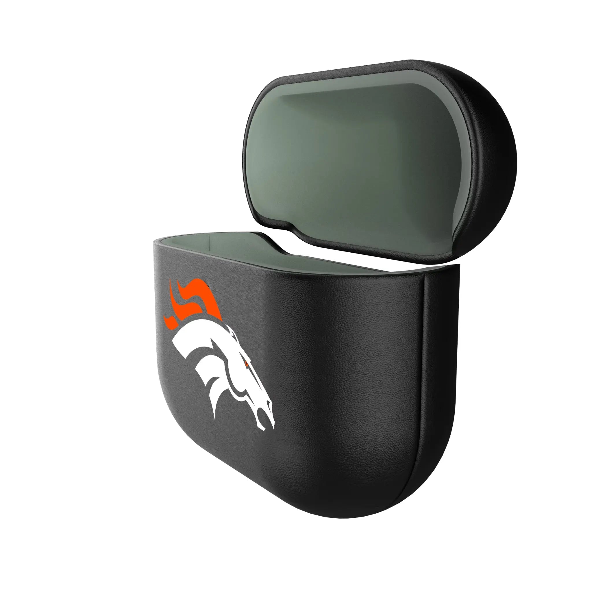 Denver Broncos Insignia AirPods AirPod Case Cover - Isometric View#Device_AirPods 4