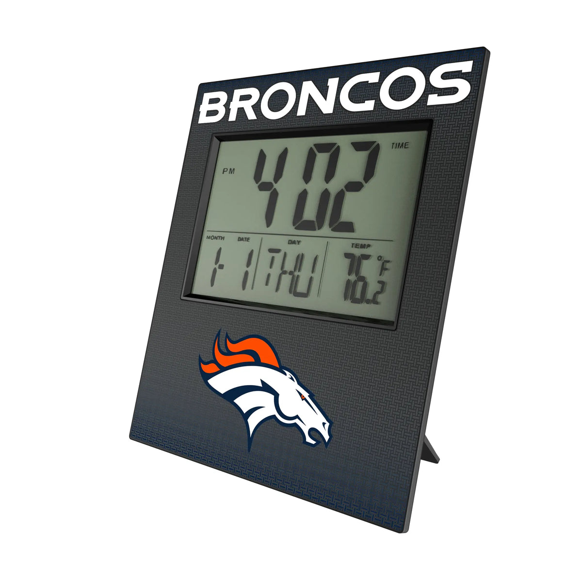 Denver Broncos Linen Wall Clock