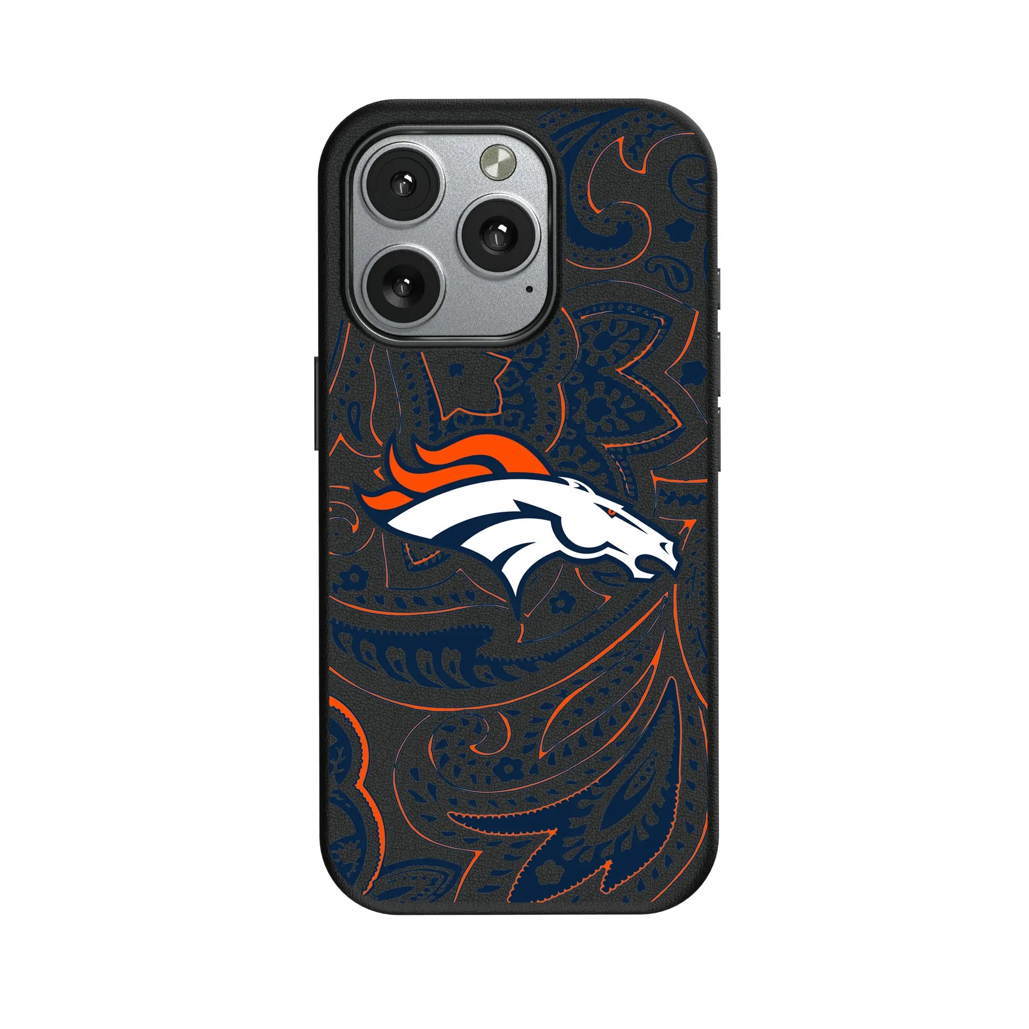 Denver Broncos Paisley iPhone MagSafe Compatible Phone Case for Apple iPhone