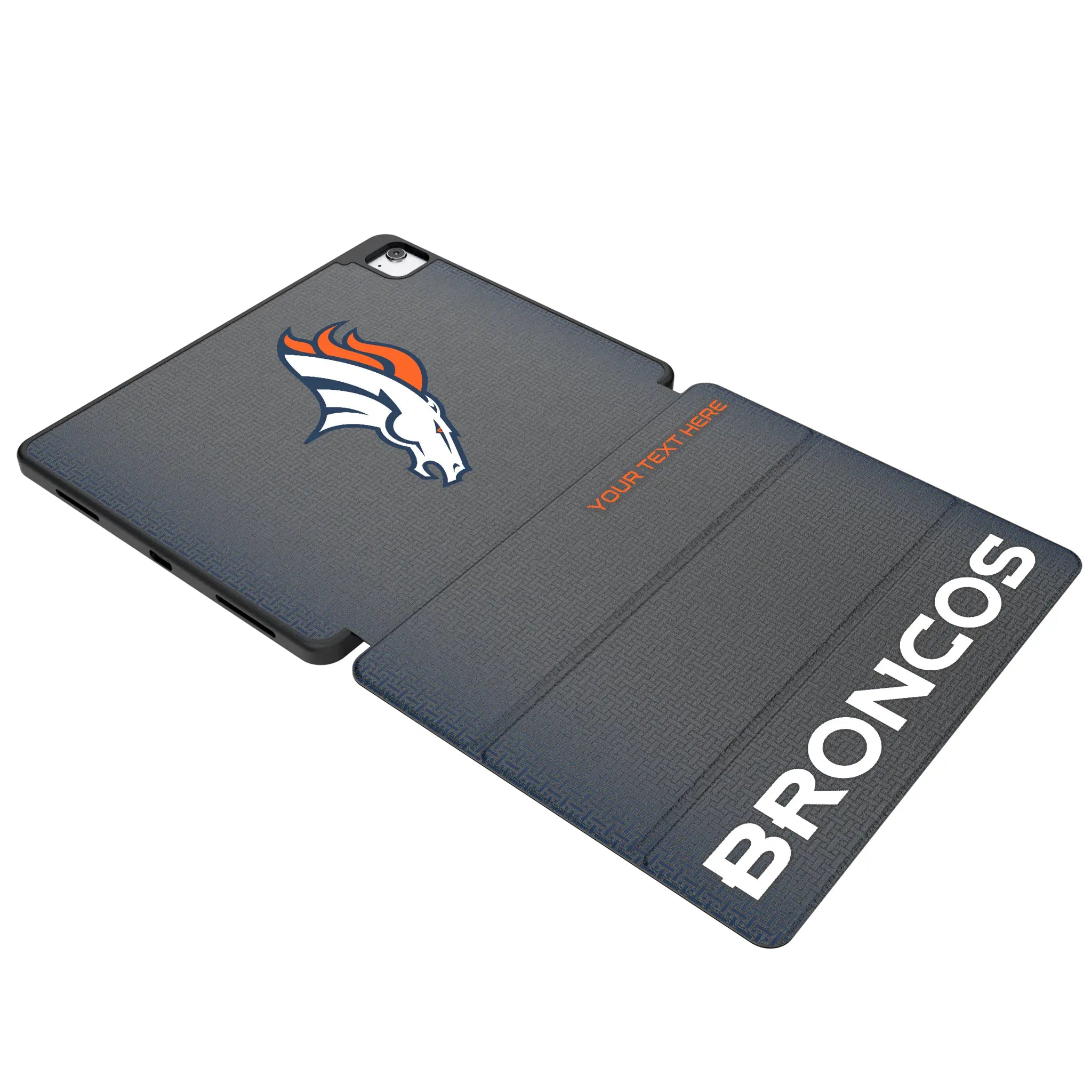 Denver Broncos Personalized Linen iPad Tablet Case for Apple iPad