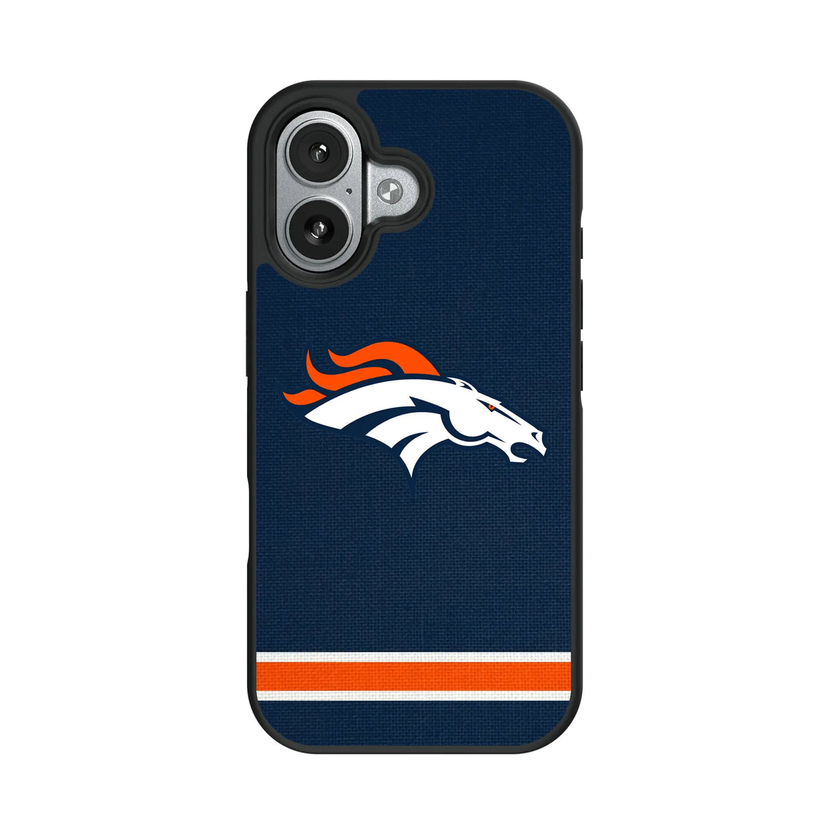 Denver Broncos Stripe iPhone Bump Phone Case for Apple iPhone#Device_iPhone 17