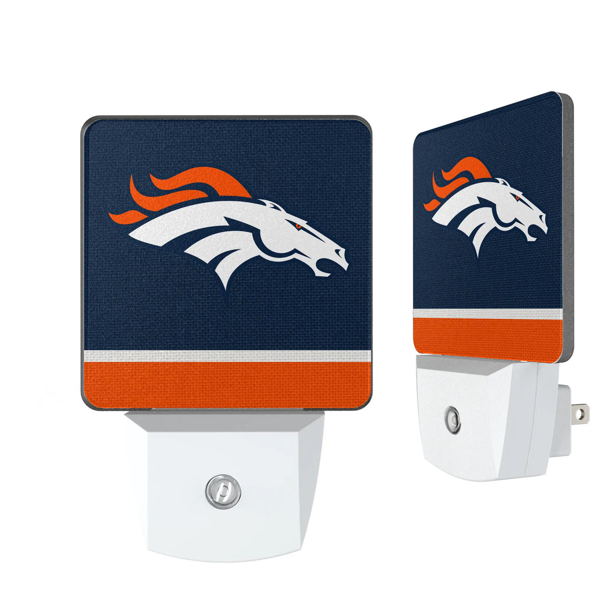 Denver Broncos Stripe Night Light 2-Pack