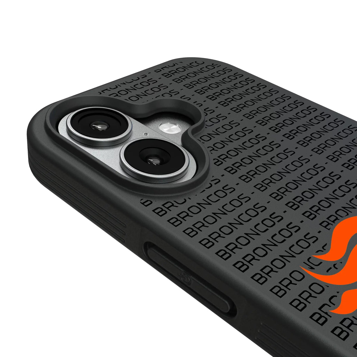 Denver Broncos Text Backdrop iPhone Bump Phone Case for Apple iPhone - Detail#Device_iPhone 17