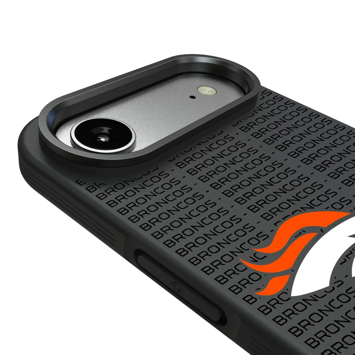 Denver Broncos Text Backdrop iPhone Bump Phone Case for Apple iPhone - Detail#Device_iPhone Air