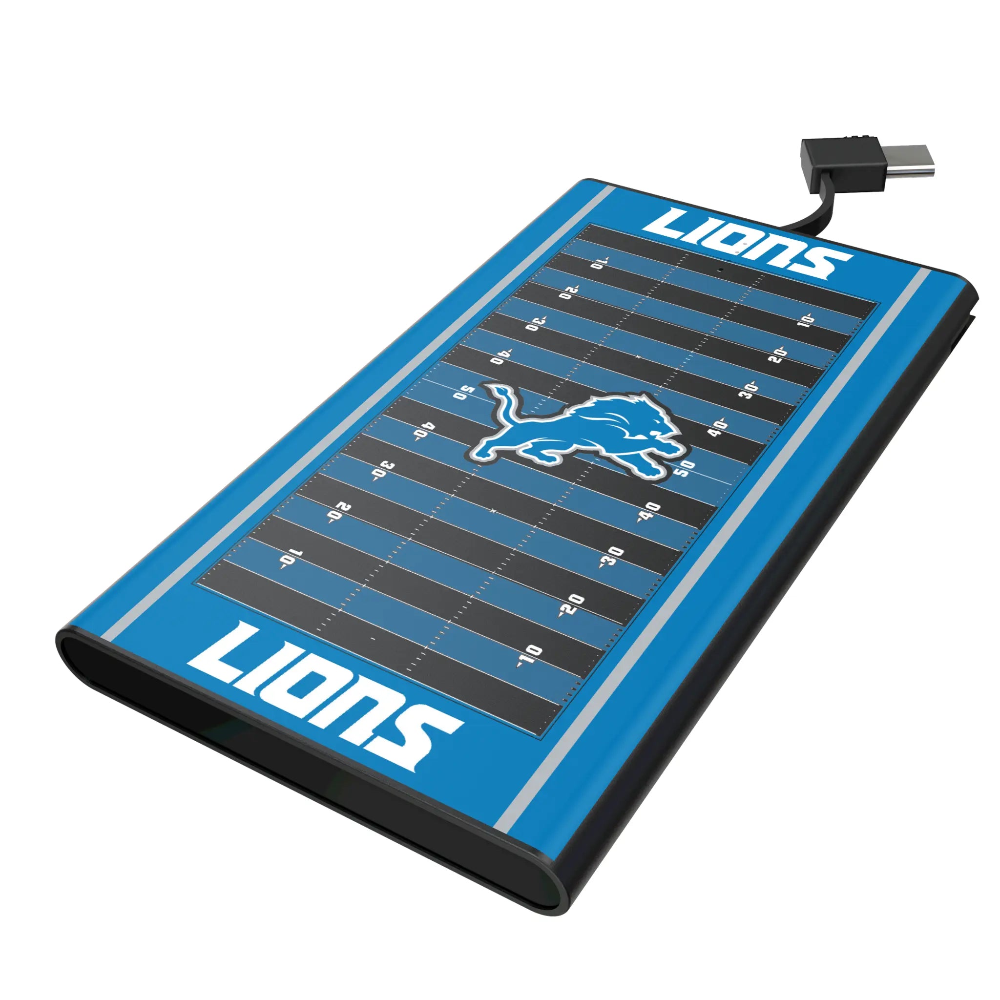 Detroit Lions Field 5000mAh Flat Power Bank