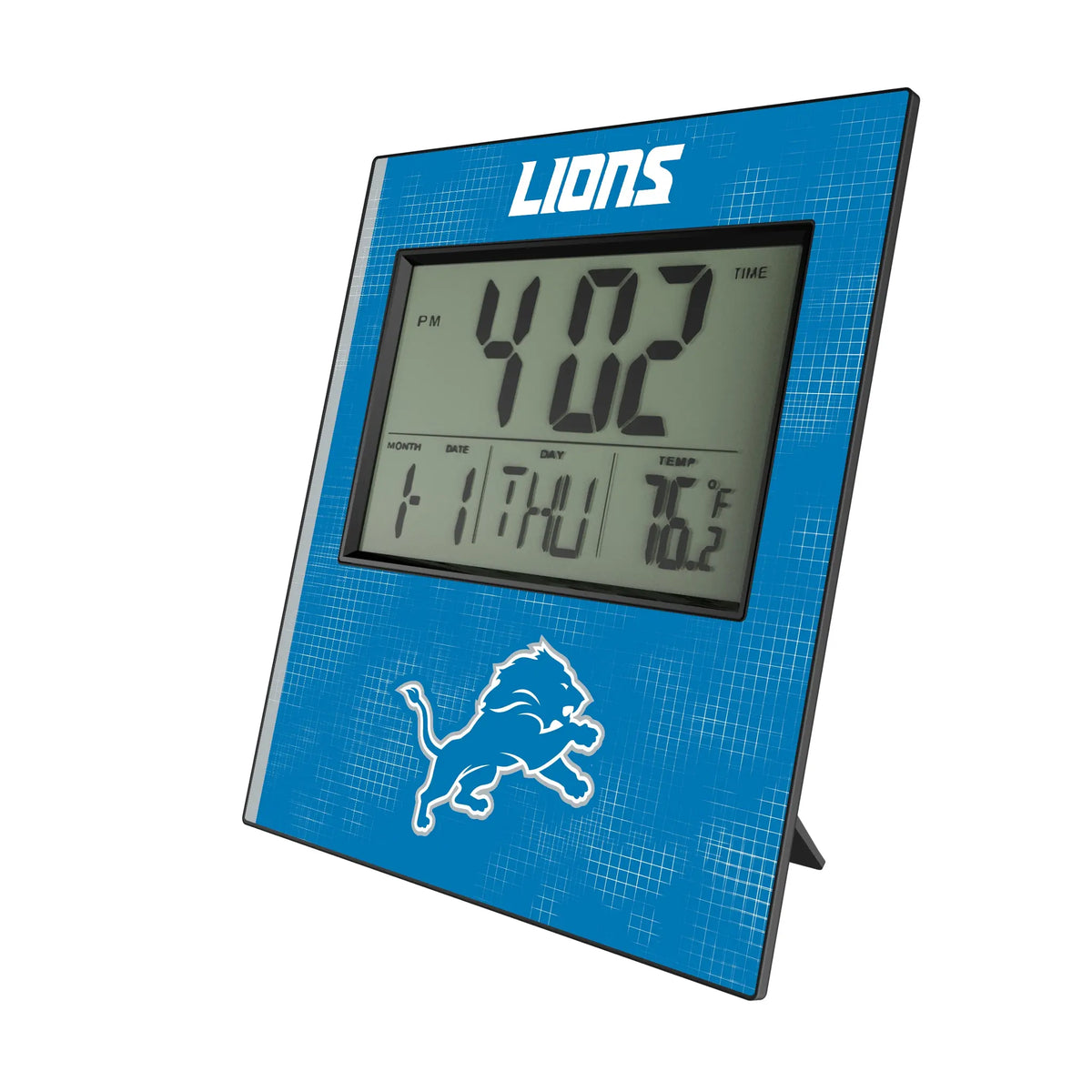 Detroit Lions Hatch Wall Clock