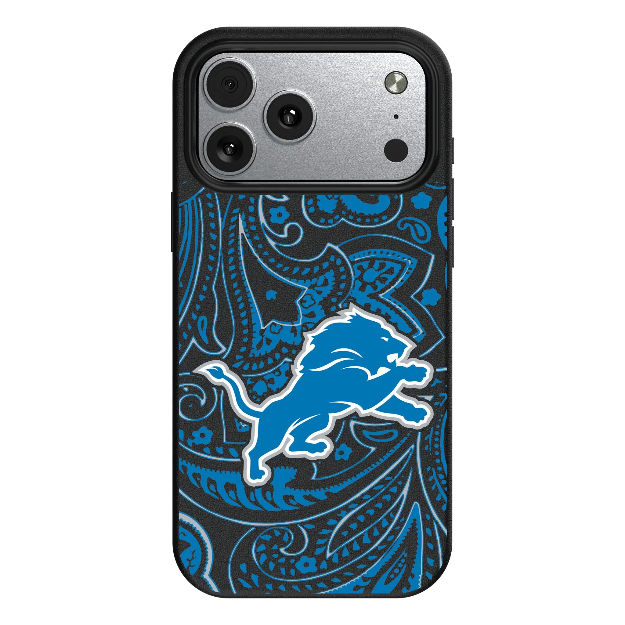 Detroit Lions Paisley iPhone MagSafe Compatible Phone Case for Apple iPhone#Device_iPhone 17 Pro Max