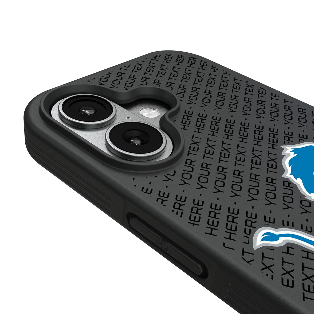 Detroit Lions Personalized EndZone Plus iPhone Bump Phone Case for Apple iPhone - Detail#Device_iPhone 17