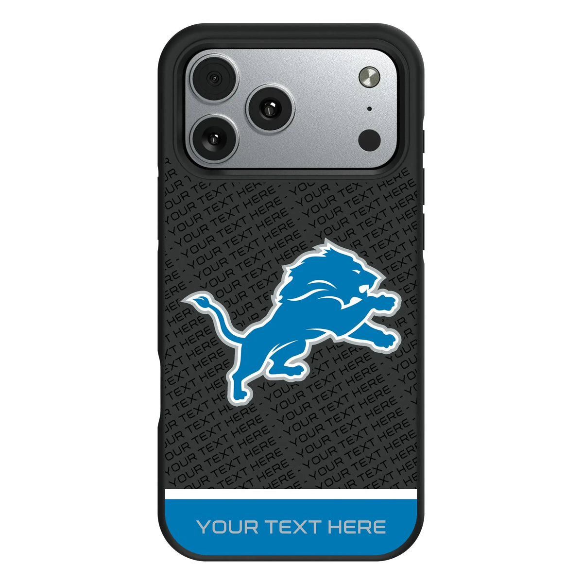 Detroit Lions Personalized EndZone Plus iPhone Bump Phone Case for Apple iPhone#Device_iPhone 17 Pro Max