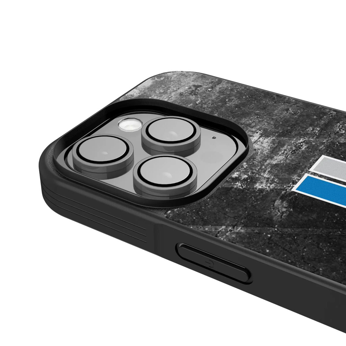 Detroit Lions Retro Legendary iPhone Bump Phone Case for Apple iPhone - Detail