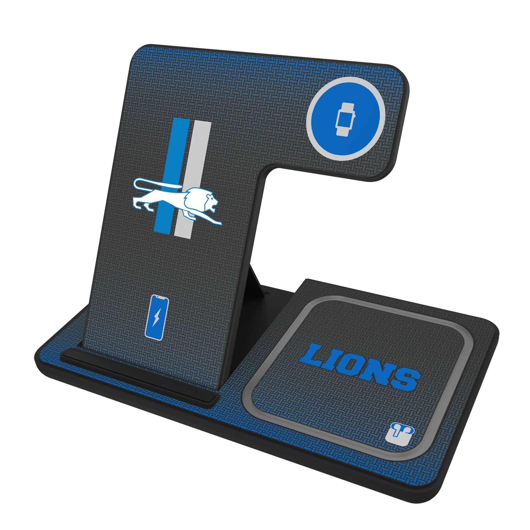 Detroit Lions Retro Linen 3 in 1 Charging Station