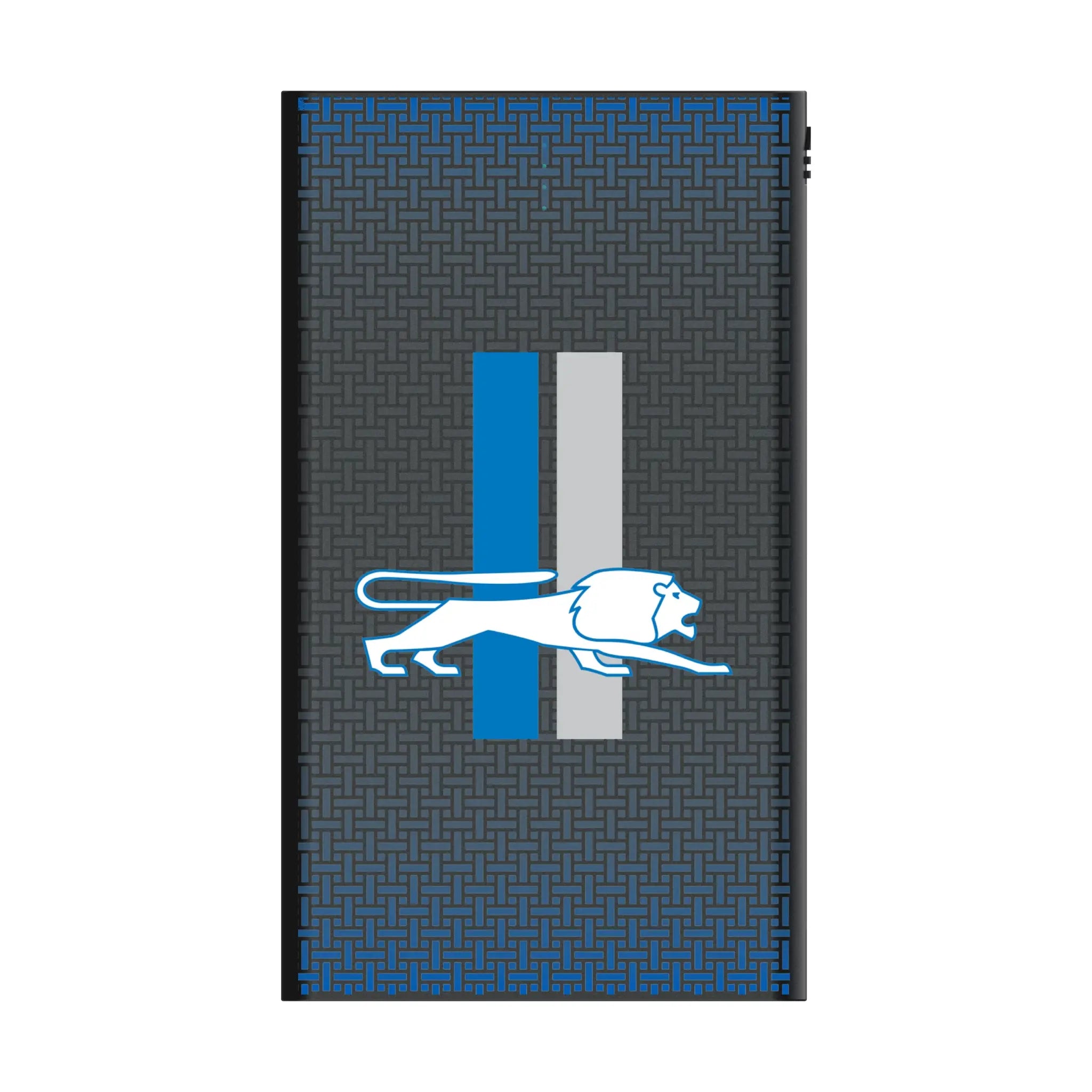 Detroit Lions Retro Linen 5000mAh Flat Power Bank