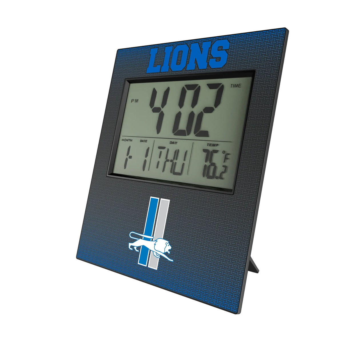 Detroit Lions Retro Linen Wall Clock