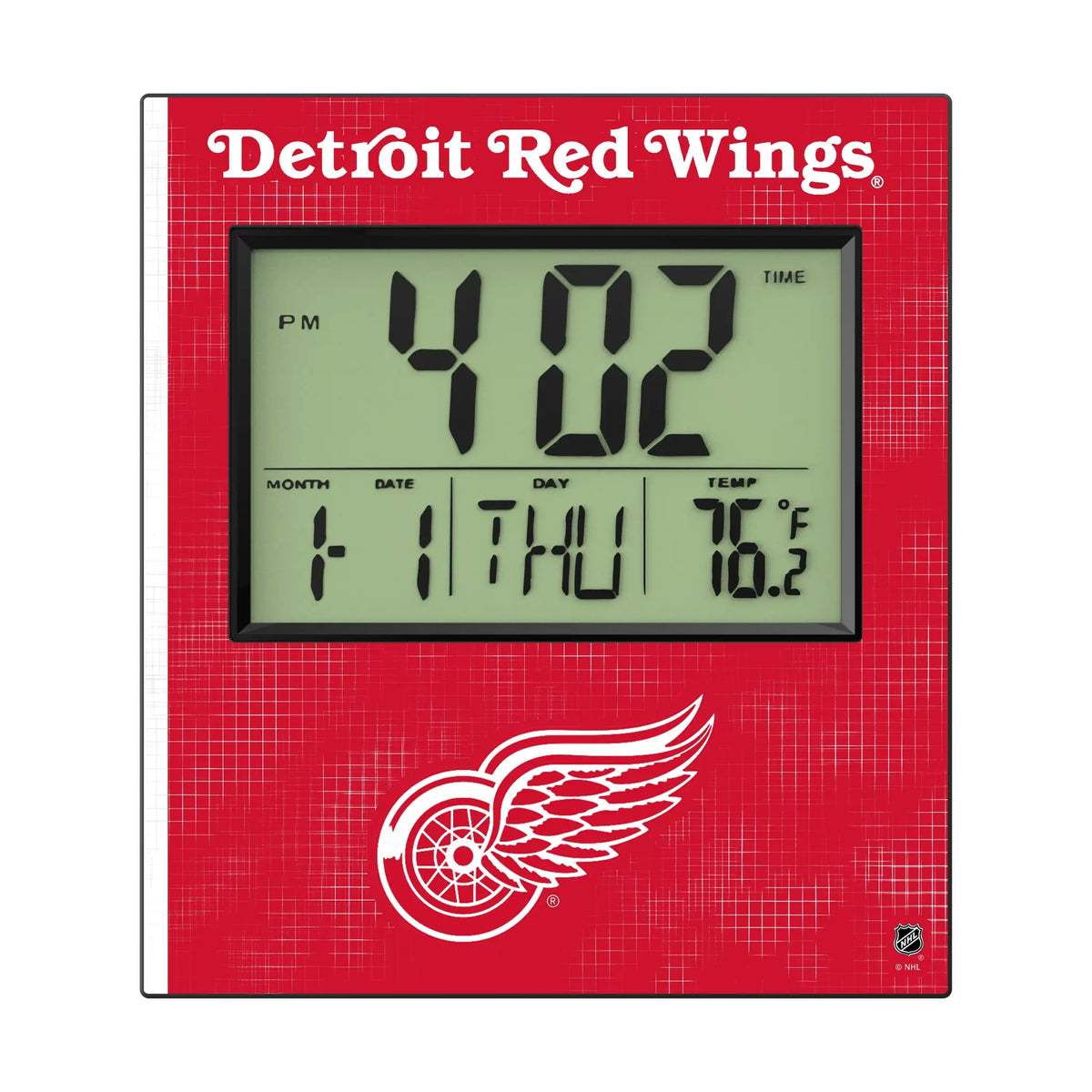 Detroit Red Wings Hatch Wall Clock
