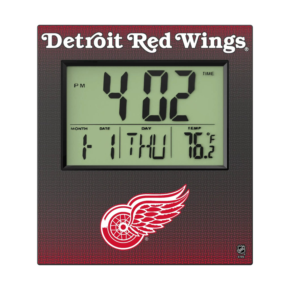 Detroit Red Wings Linen Wall Clock