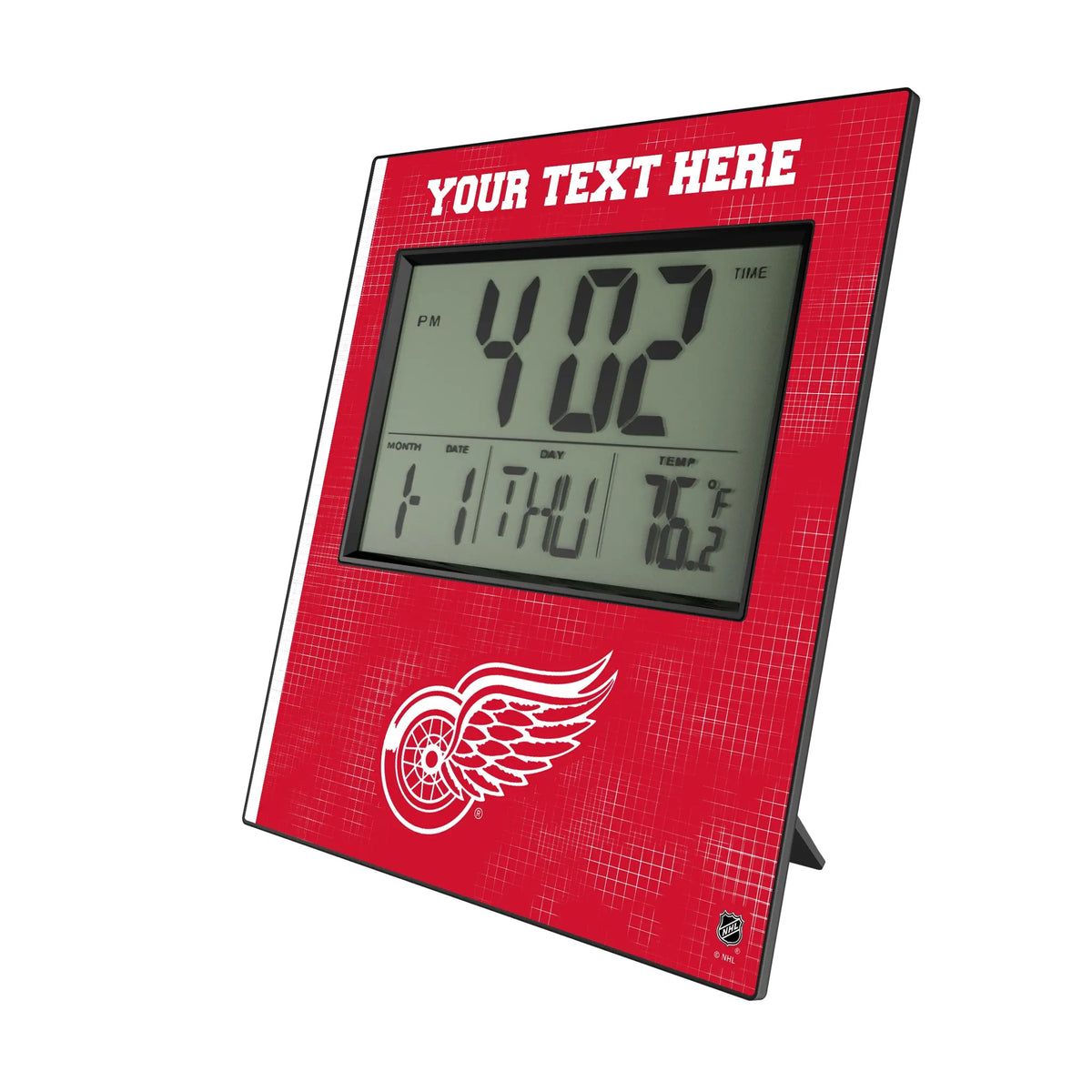 Detroit Red Wings Personalized Hatch Wall Clock