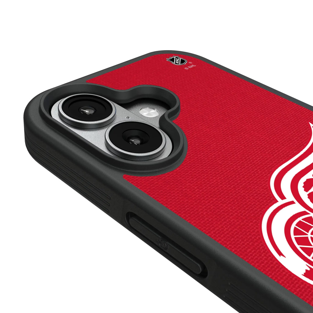 Detroit Red Wings Personalized Stripe iPhone Bump Phone Case for Apple iPhone - Detail#Device_iPhone 17