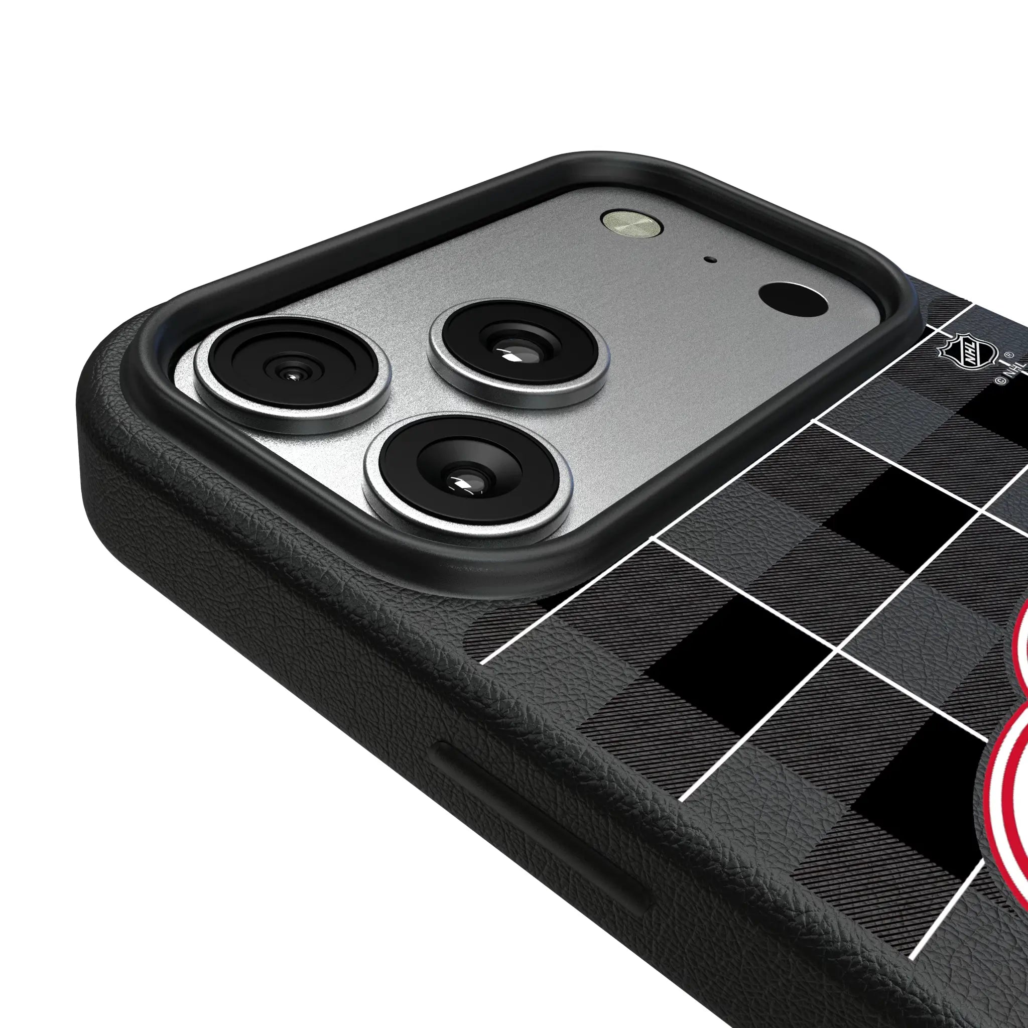 Detroit Red Wings Plaid iPhone MagSafe Compatible Phone Case for Apple iPhone - Detail#Device_iPhone 17 Pro Max