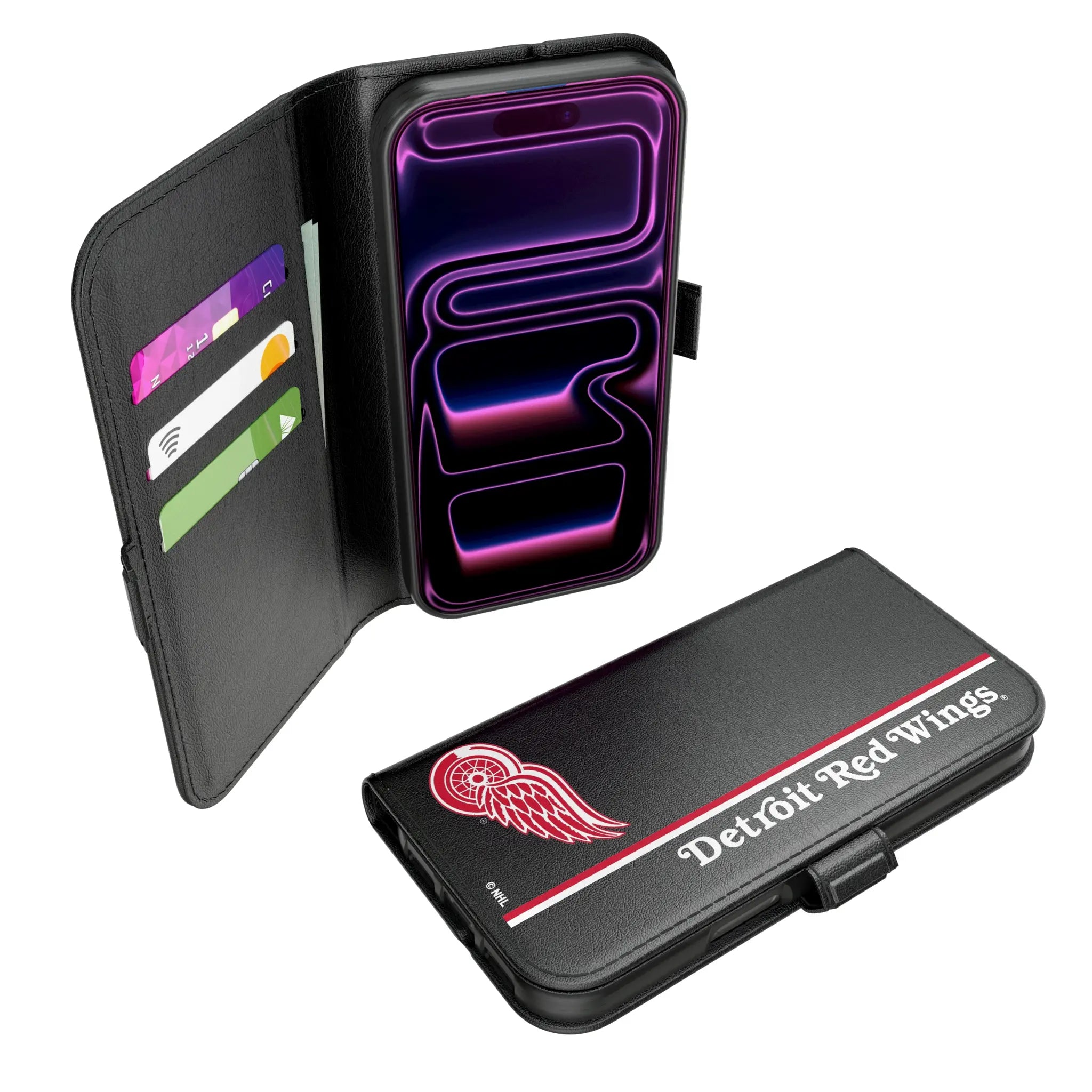 Detroit Red Wings Sidebar iPhone Folio Phone Case for Apple iPhone#Device_iPhone 17 Pro