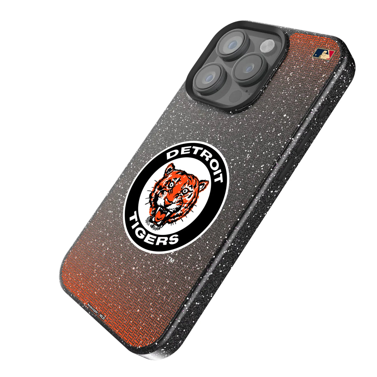 Detroit Tigers 1961-1963 - Cooperstown Collection Linen iPhone Bling Phone Case for Apple iPhone - Isometric View