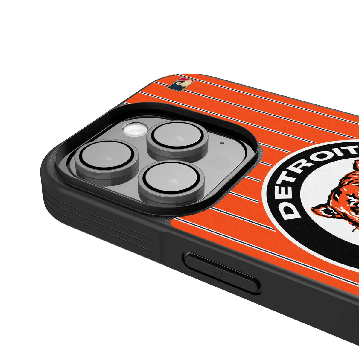 Detroit Tigers 1961-1963 - Cooperstown Collection Pinstripe iPhone Bump Phone Case for Apple iPhone - Detail