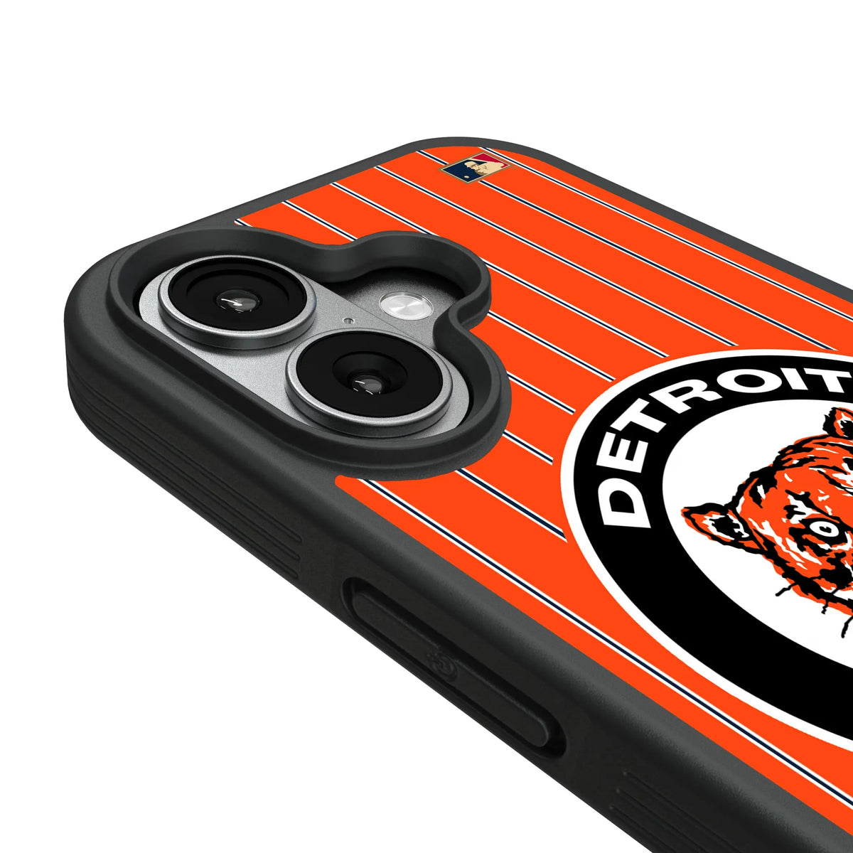 Detroit Tigers 1961-1963 - Cooperstown Collection Pinstripe iPhone Bump Phone Case for Apple iPhone - Detail#Device_iPhone 17