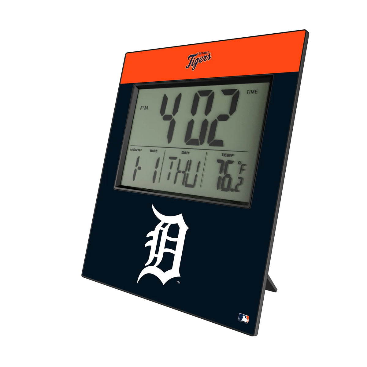 Detroit Tigers Color Block Wall Clock