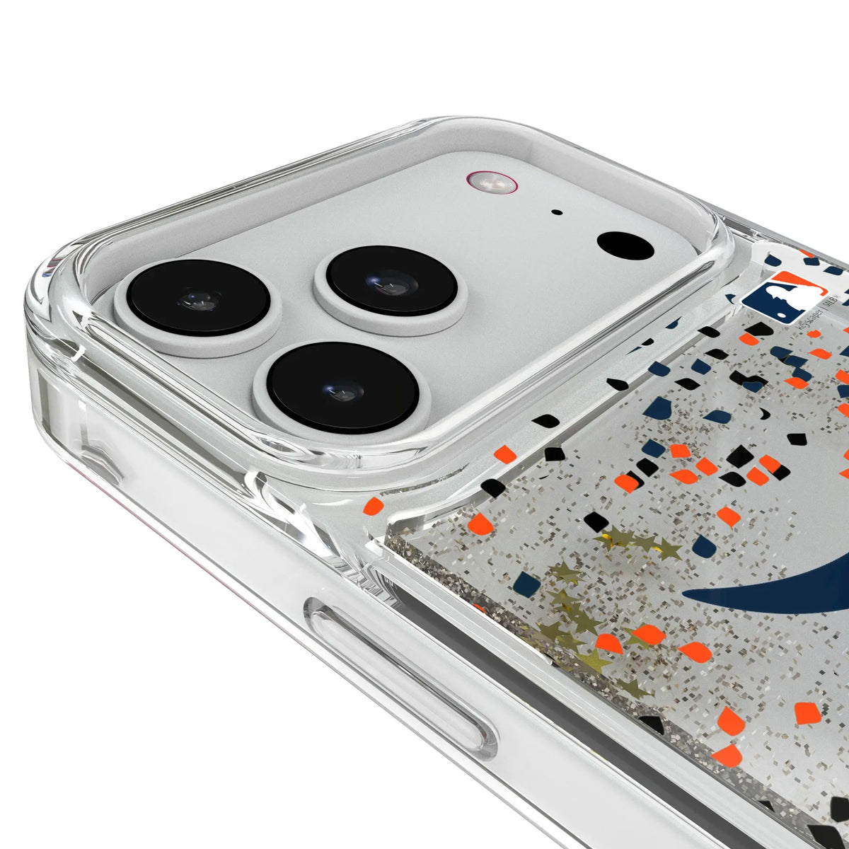 Detroit Tigers Confetti iPhone Glitter Phone Case for Apple iPhone - Detail#Device_iPhone 18 Pro Max
