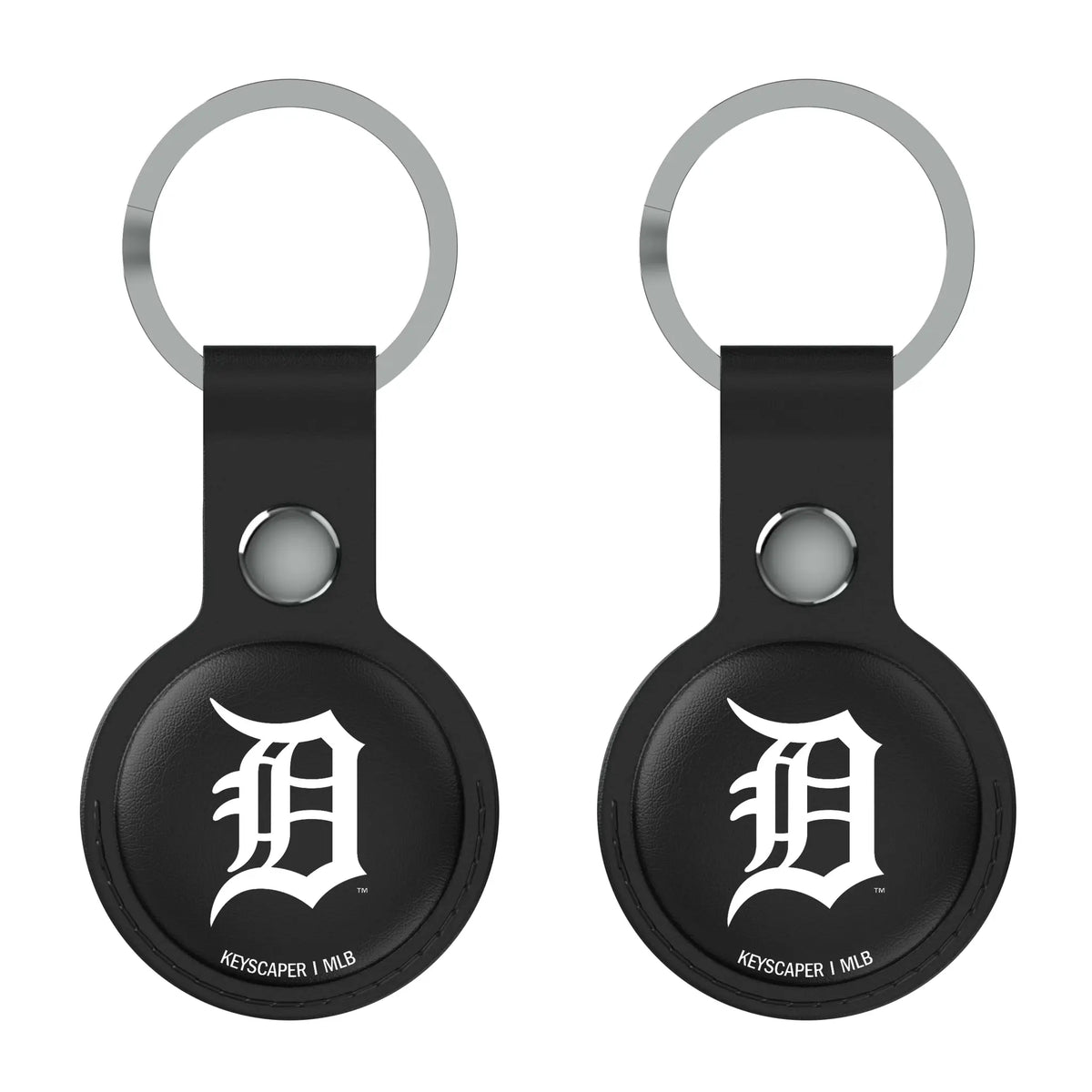 Detroit Tigers Insignia AirTag Black Airtag Holder 2-Pack