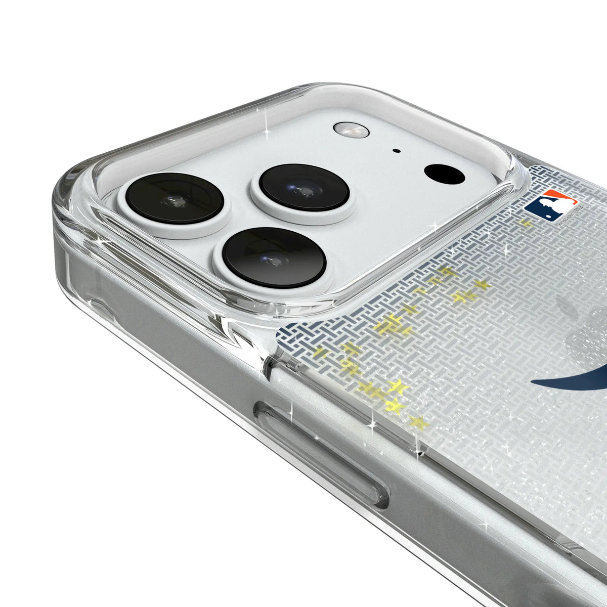Detroit Tigers Linen iPhone Glitter Phone Case for Apple iPhone - Detail#Device_iPhone 18 Pro