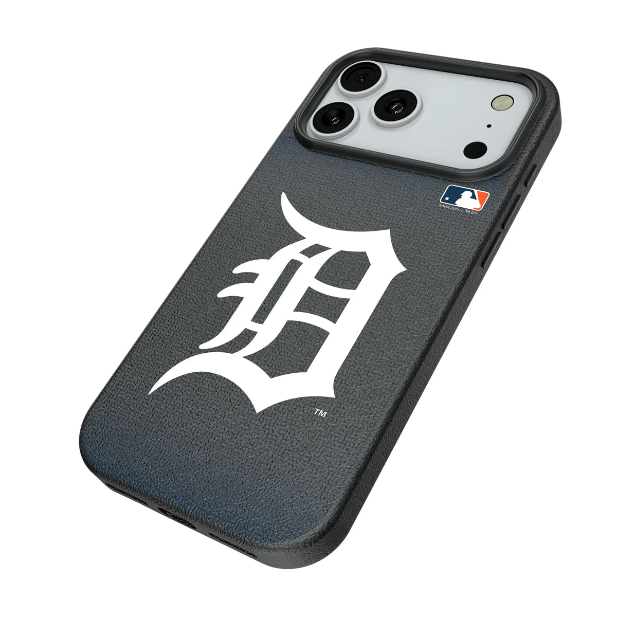 Detroit Tigers Linen iPhone MagSafe Compatible Phone Case for Apple iPhone - Isometric View#Device_iPhone 18 Pro Max