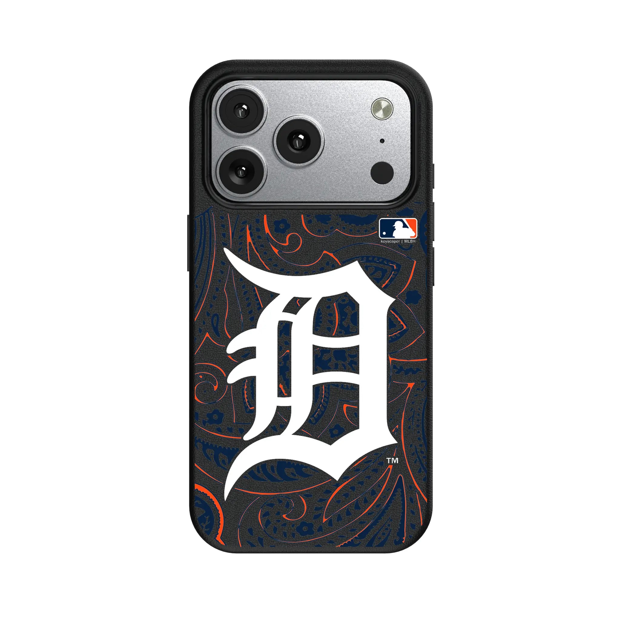 Detroit Tigers Paisley iPhone MagSafe Compatible Phone Case for Apple iPhone#Device_iPhone 17 Pro