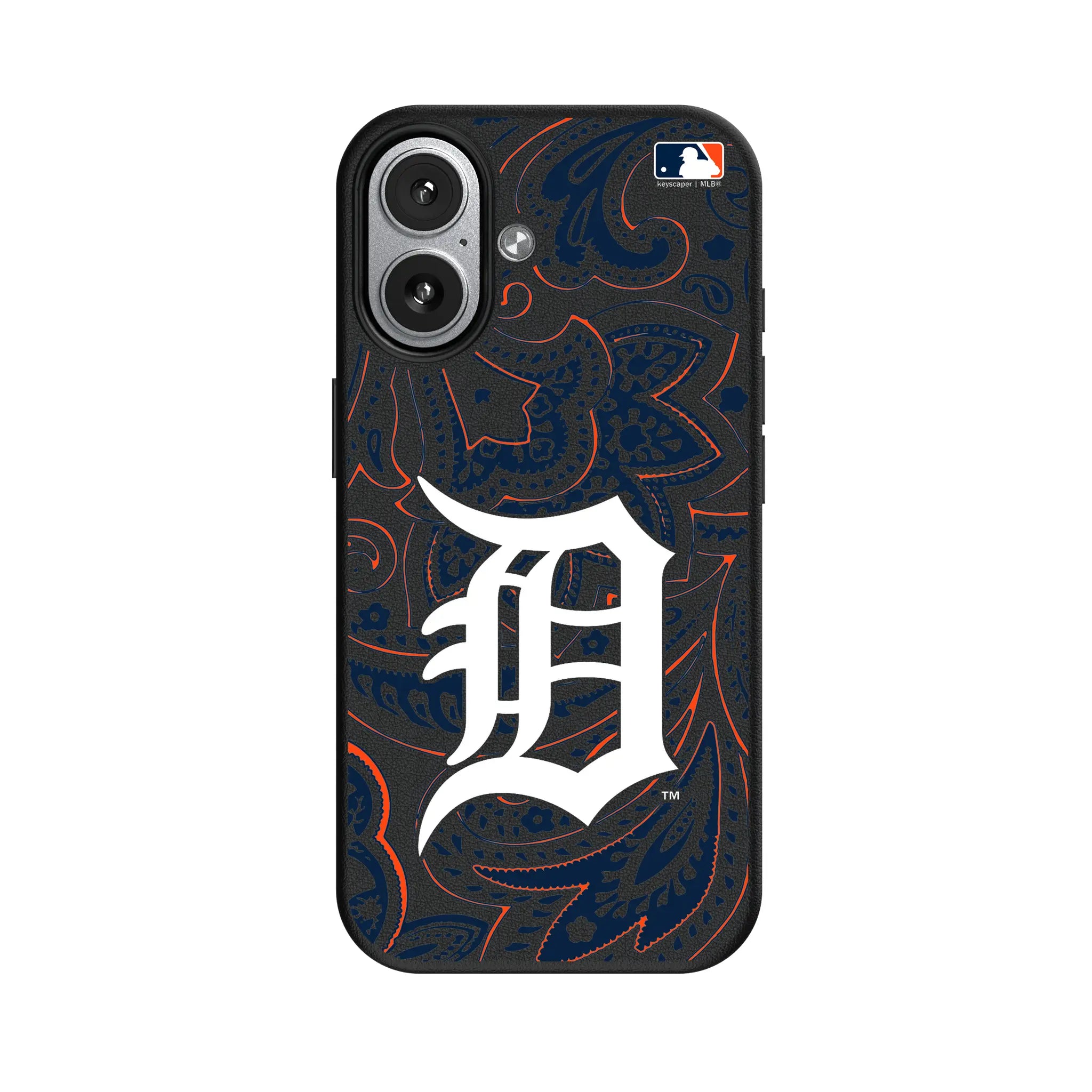 Detroit Tigers Paisley iPhone MagSafe Compatible Phone Case for Apple iPhone#Device_iPhone 17