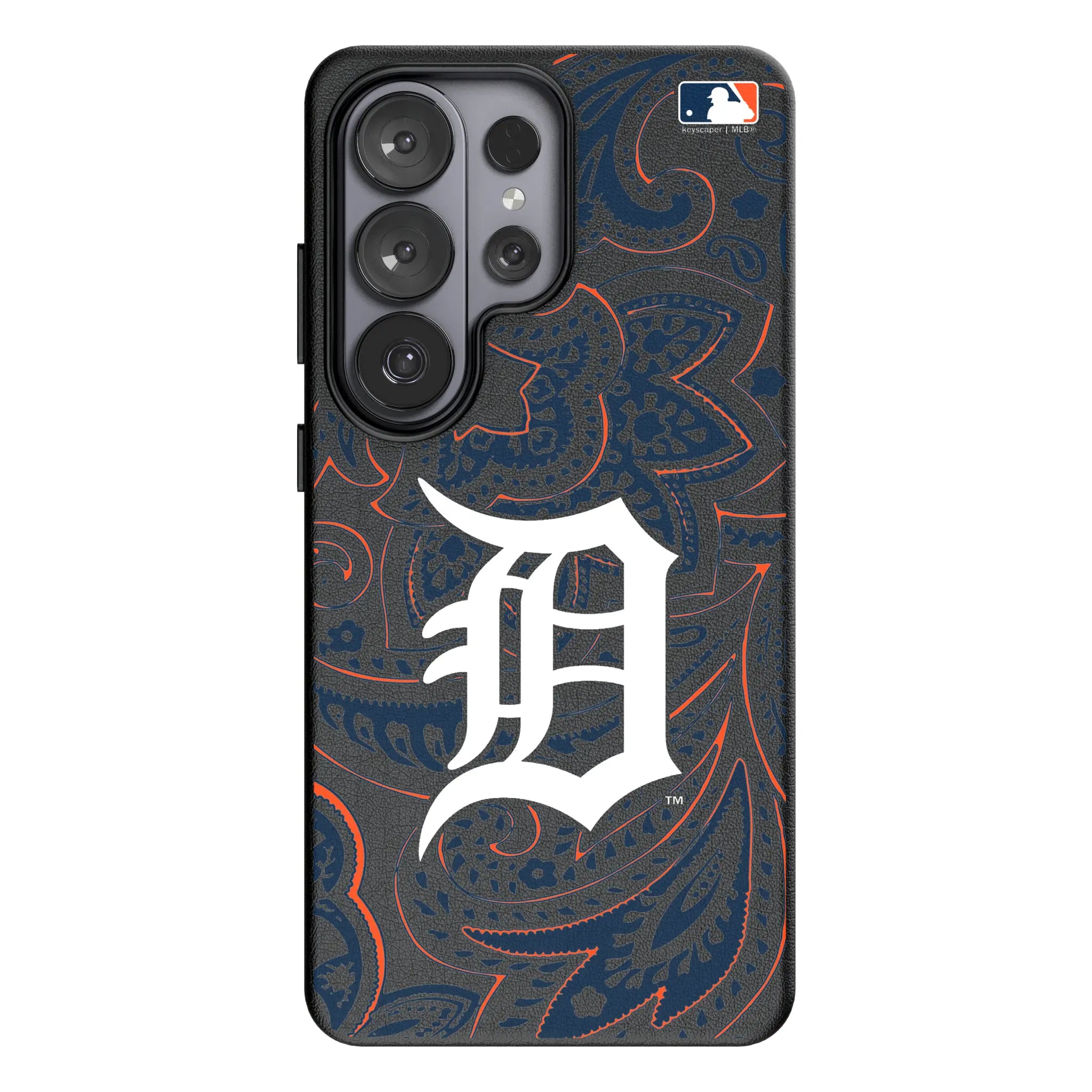 Detroit Tigers Paisley Galaxy MagSafe Compatible Phone Case for Samsung Galaxy#Device_Galaxy S26 Ultra