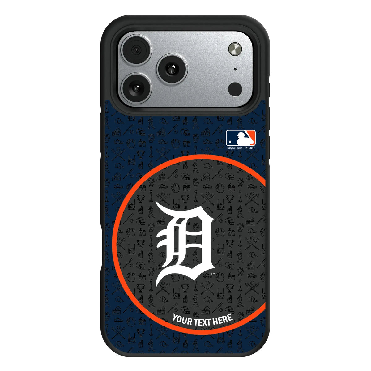 Detroit Tigers Personalized Circle iPhone Bump Phone Case for Apple iPhone#Device_iPhone 17 Pro Max